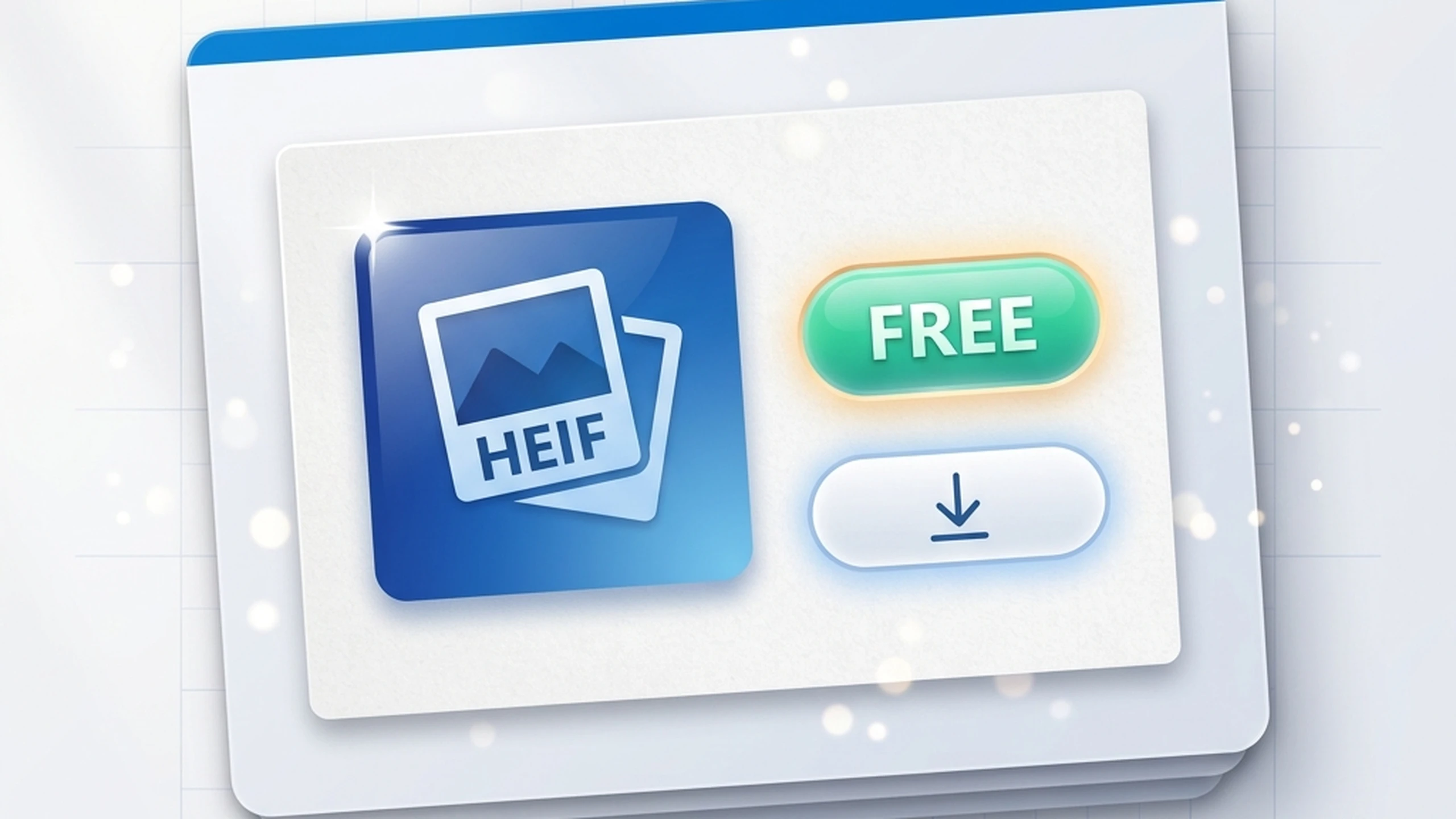 Microsoft Store listing for HEIF Image Extensions, marked as a free download